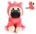 JoyAmigo unicorn-pug-plush with cloud-soft fabric for cozy hugs.