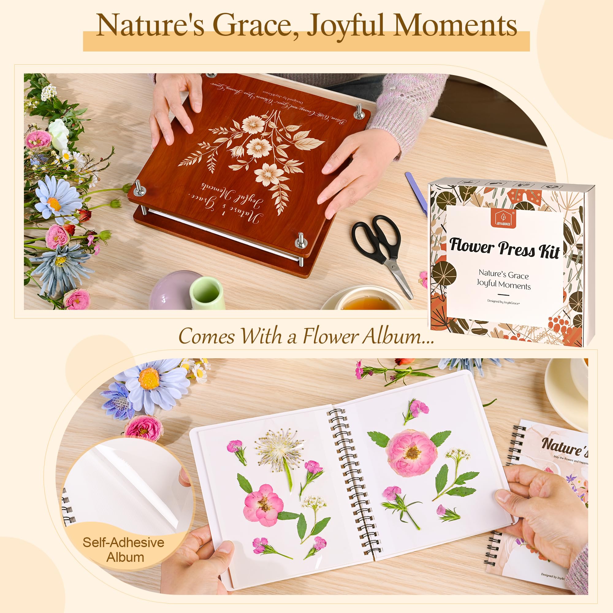 Joy&Grace blotting papers protect color and shape during drying.