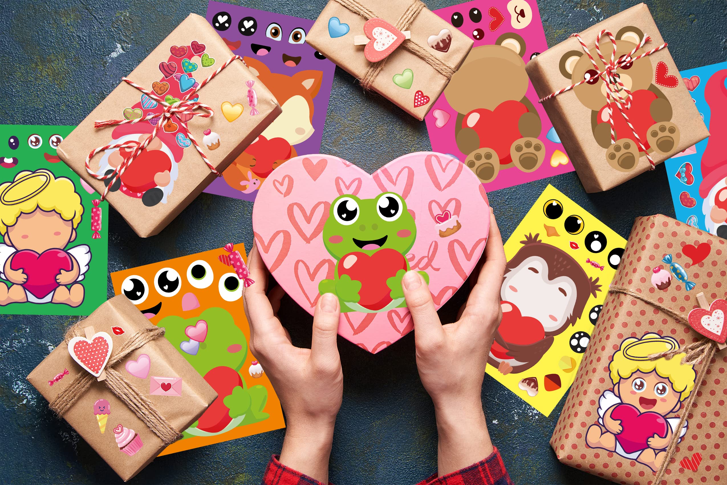 Joy Bang Valentines stickers are versatile for school activities, family gatherings, and theme events.