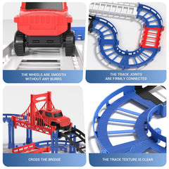 JOYBLI straight track piece creates stable, smooth straightaways for quick laps.