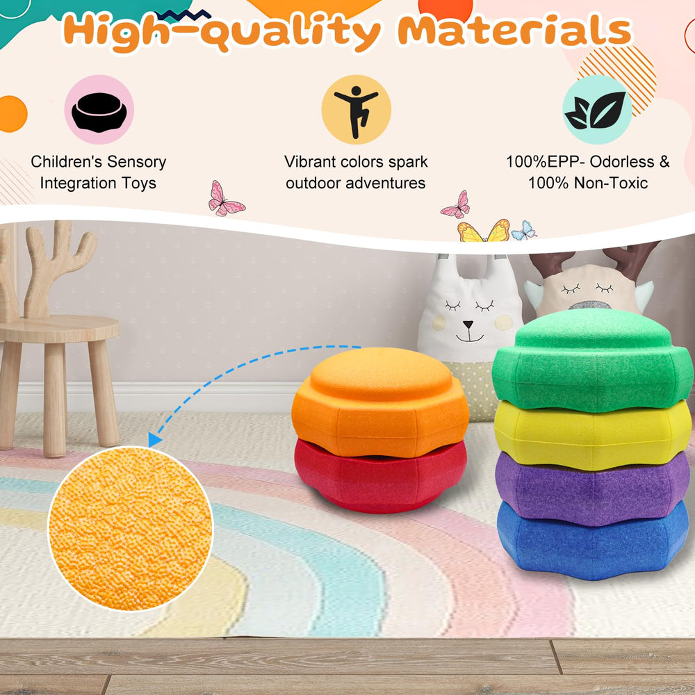 Joybond stepping stones promote color learning through bright hues