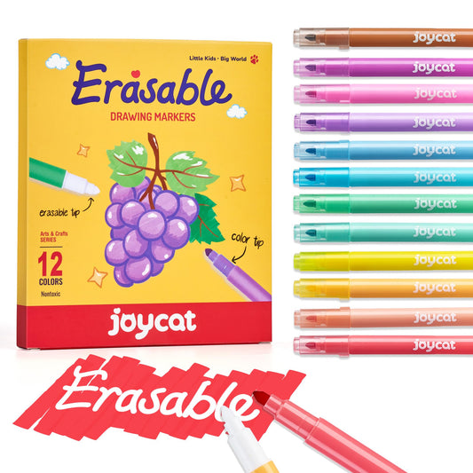 JoyCat dual conical tip markers in action for precise, versatile coloring.