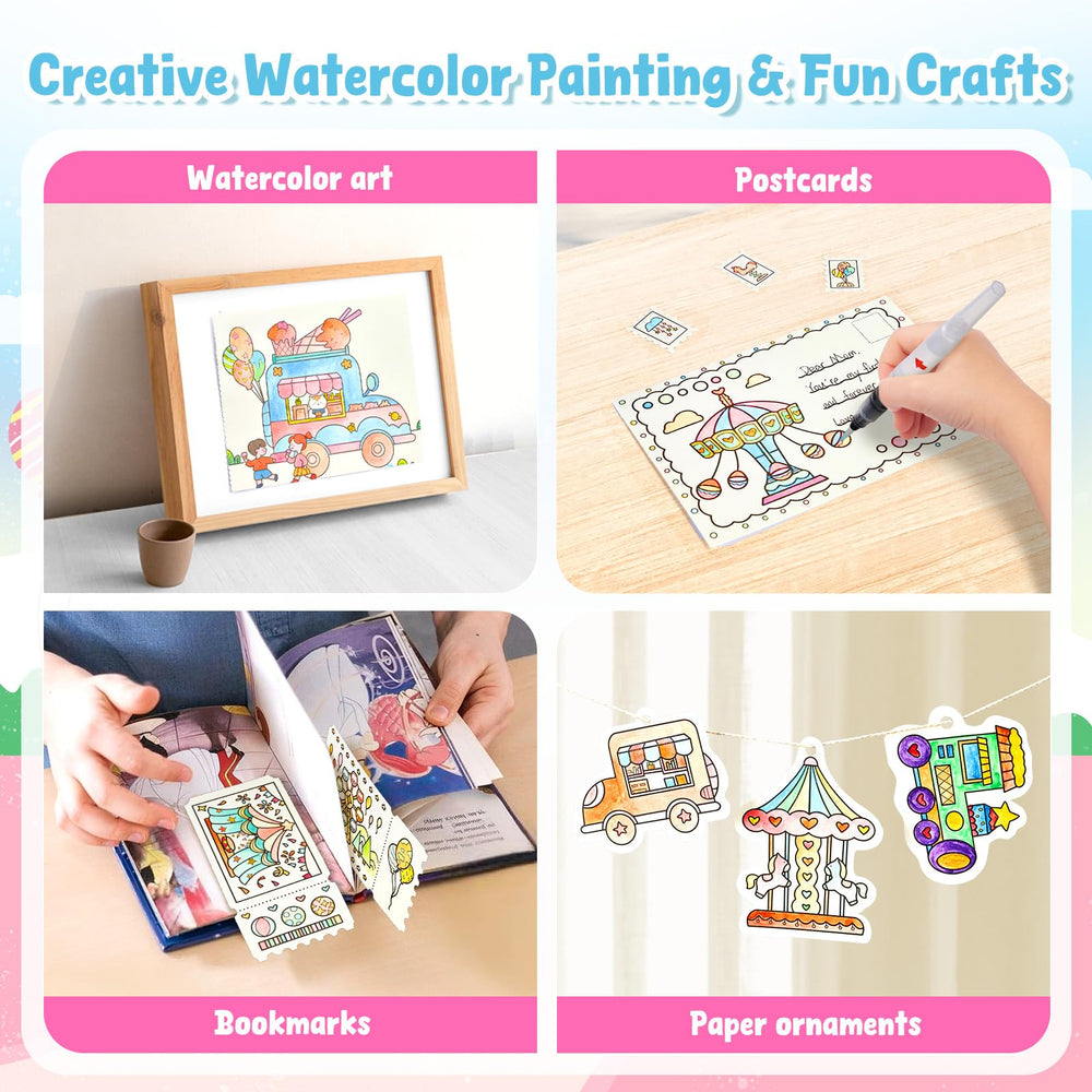 JoyCat 3-in-1 kit inside—mess-free setup for preschool art.