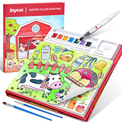JoyCat 3-in-1 painting kit for farm scenes with mess-free design