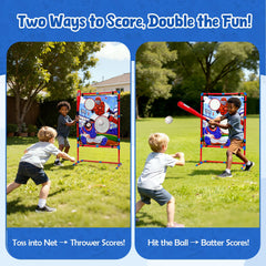 JoyCat set includes soft balls and bats for safe play.