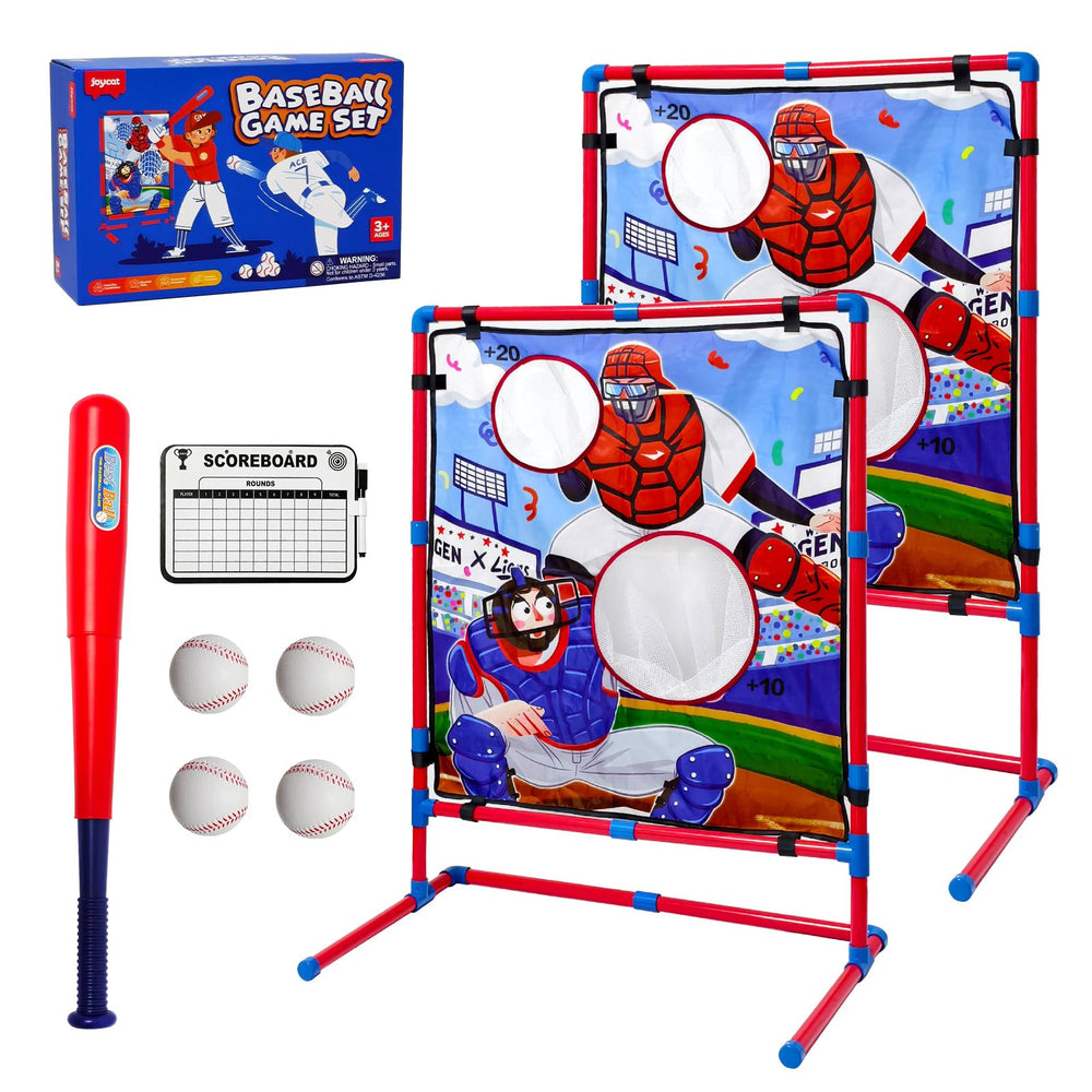 JoyCat adjustable-height target for growing kids’ throwing practice.