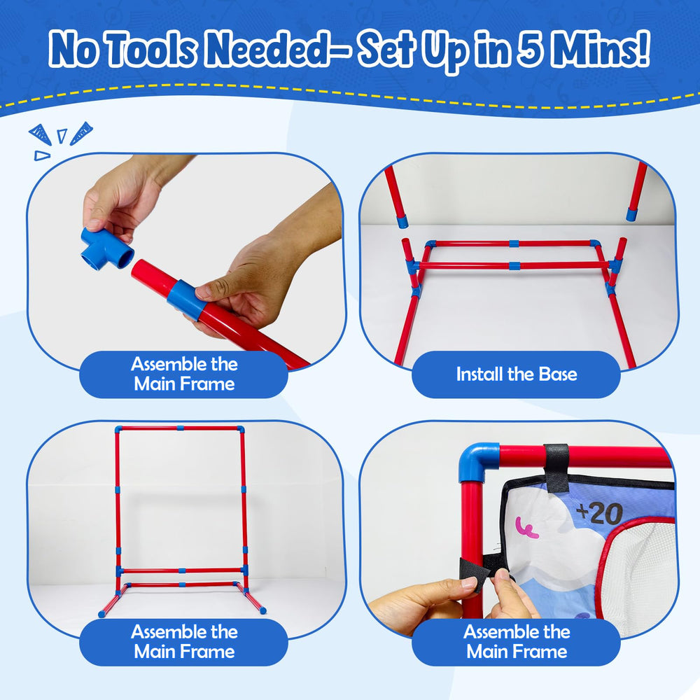 JoyCat strike zone rewards accuracy with point-based holes.