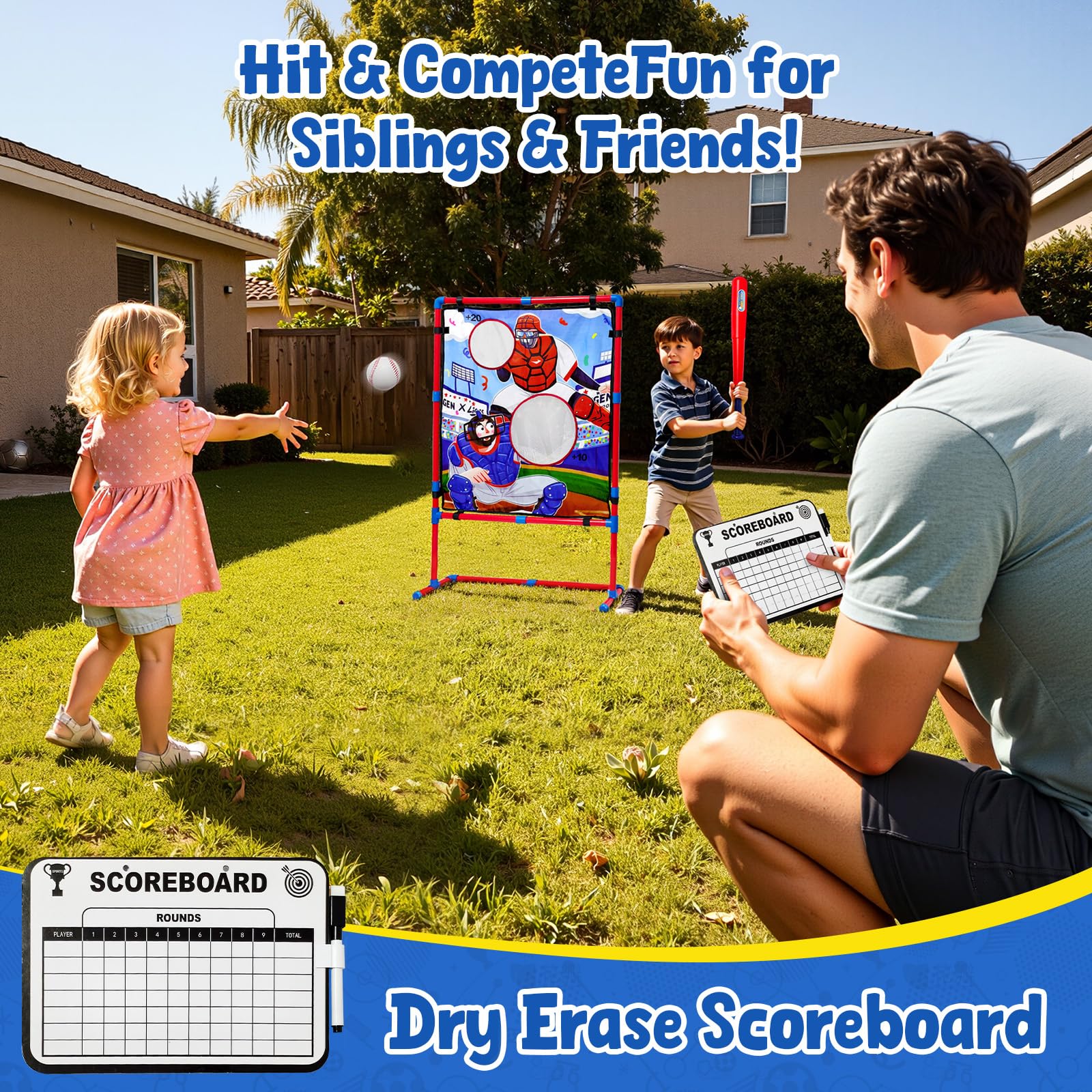 JoyCat durable outdoor frame supports energetic batting sessions.