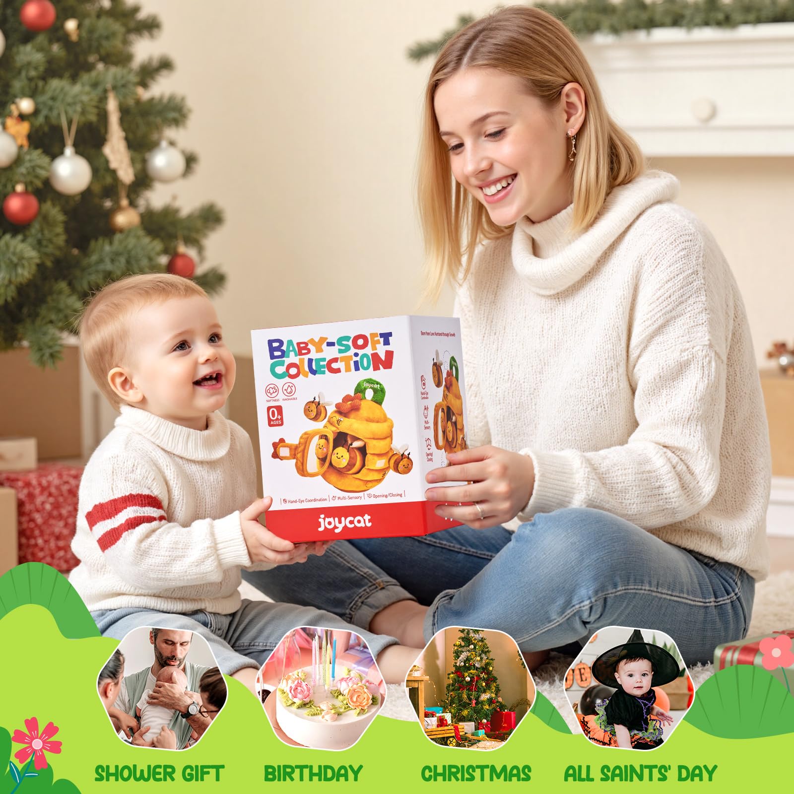 JoyCat Beehive makes a thoughtful baby shower gift for new parents.
