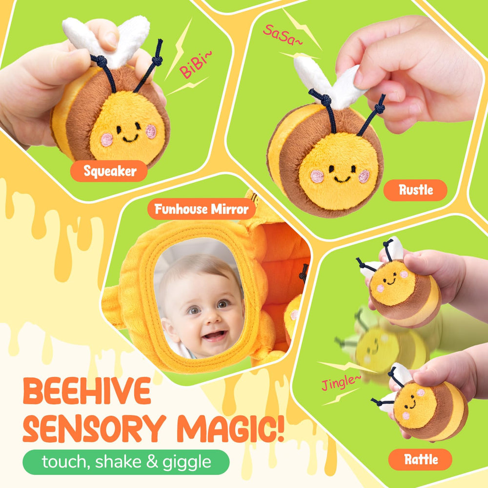 JoyCat Beehive Montessori-style design fosters self-directed discovery and repetition-friendly play.