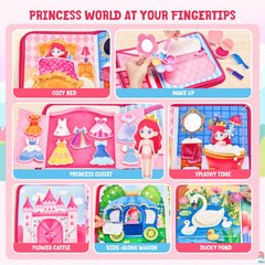 JoyCat Castle page invites role play and fine motor coordination.