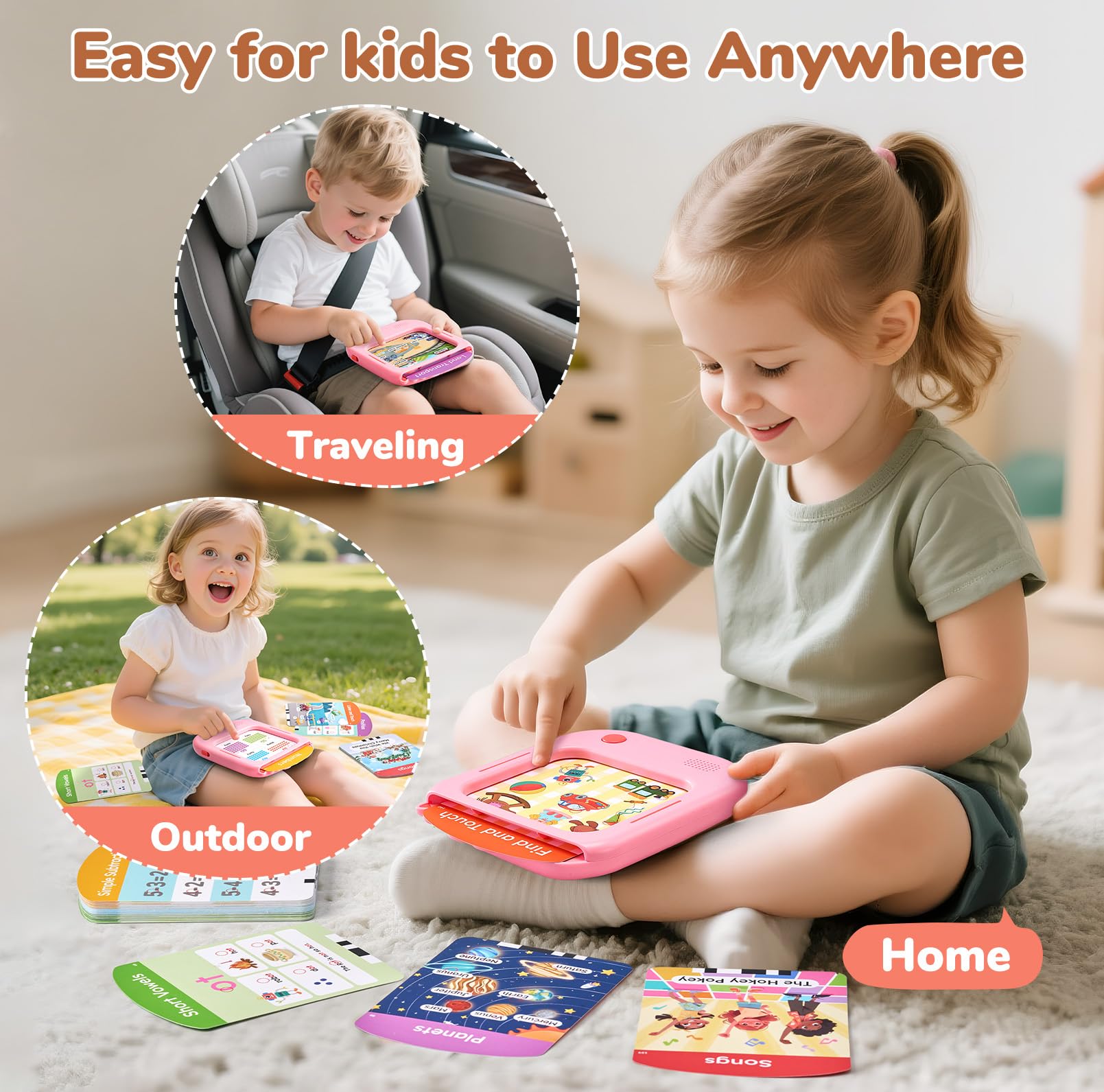 JoyCat child-friendly design ensuring comfortable learning during playtime.