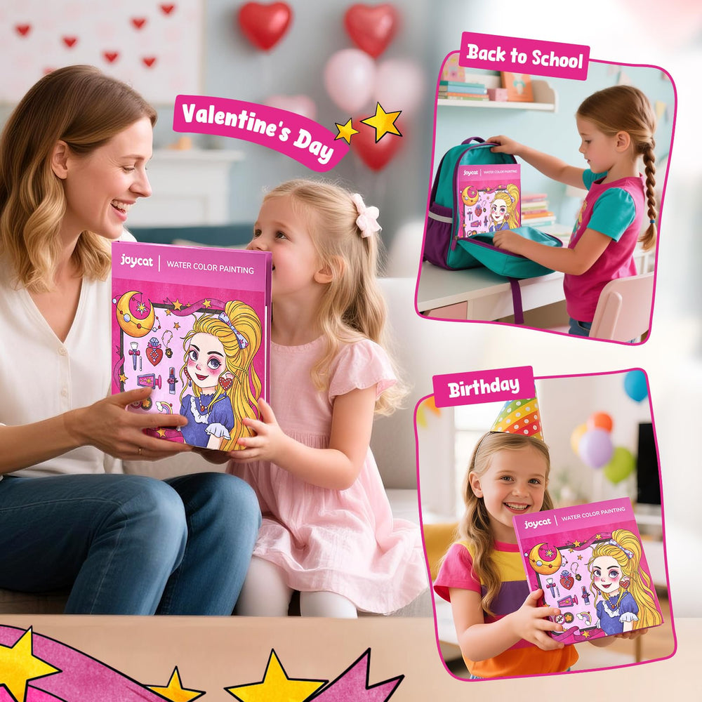 JoyCat compact-size coloring book fits small hands and classrooms.