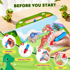 JoyCat water pen for mess-free dinosaur coloring sessions