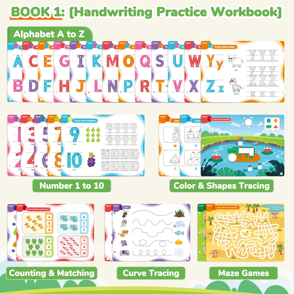 JoyCat Dry Erase Cloth—soft, wipe-clean surface for quick reuse.