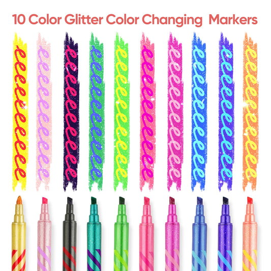 JoyCat dual-tip markers highlight broad and fine tips for versatile drawing and detailing.