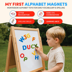 JoyCat embedded magnets securely attach to metal surfaces during play