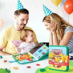 JoyCat Farm Busy Book soft felt materials ensure safe daily play
