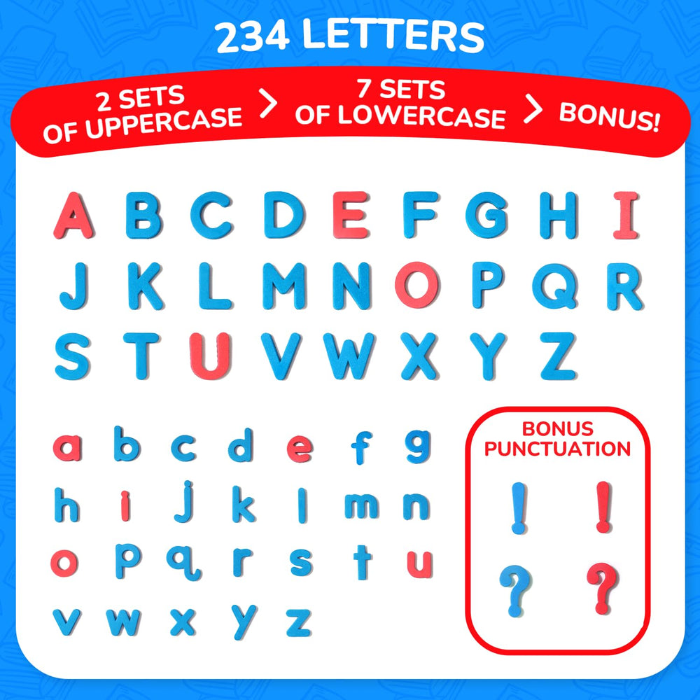 JoyCat foam letters 234pcs support phonics and word building skills