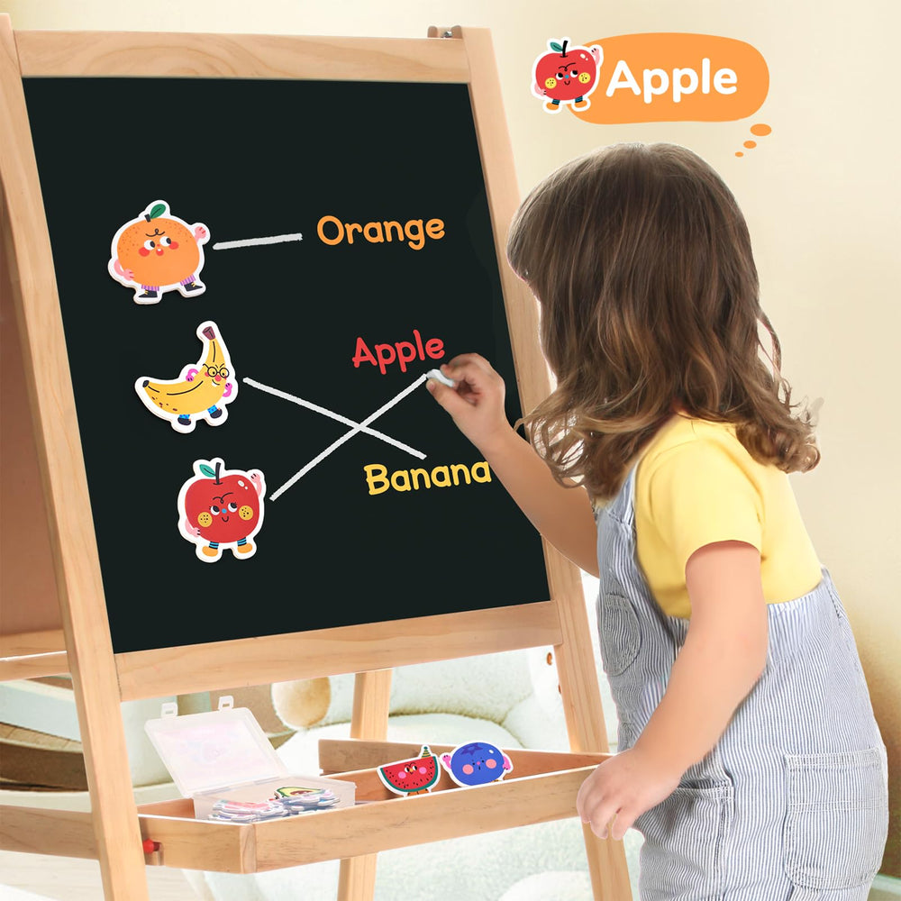 JoyCat magnets with rounded edges prioritize toddler safety during play.