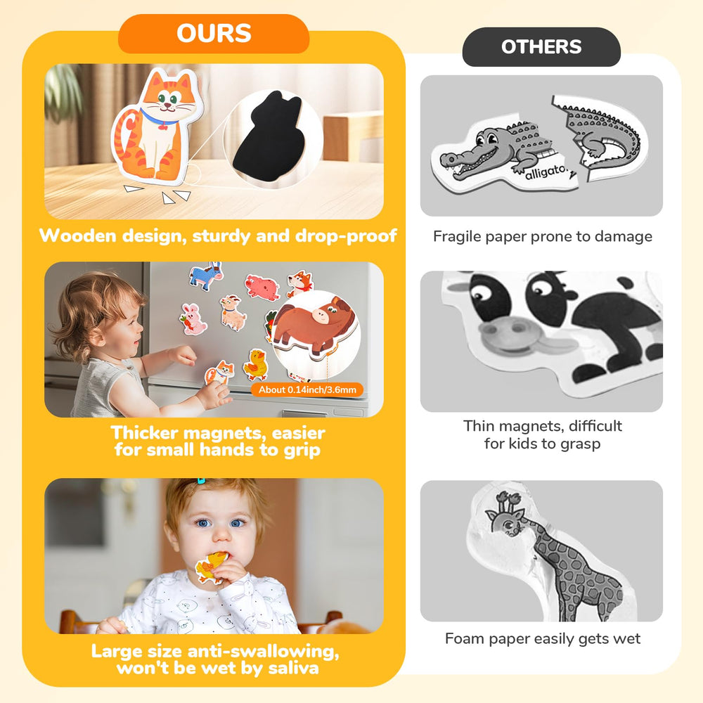 JoyCat elephant magnet featuring large, easy-to-grip shape.