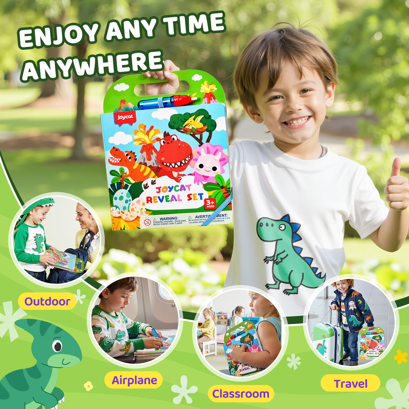 JoyCat gift idea for dinosaur-loving kids at birthdays