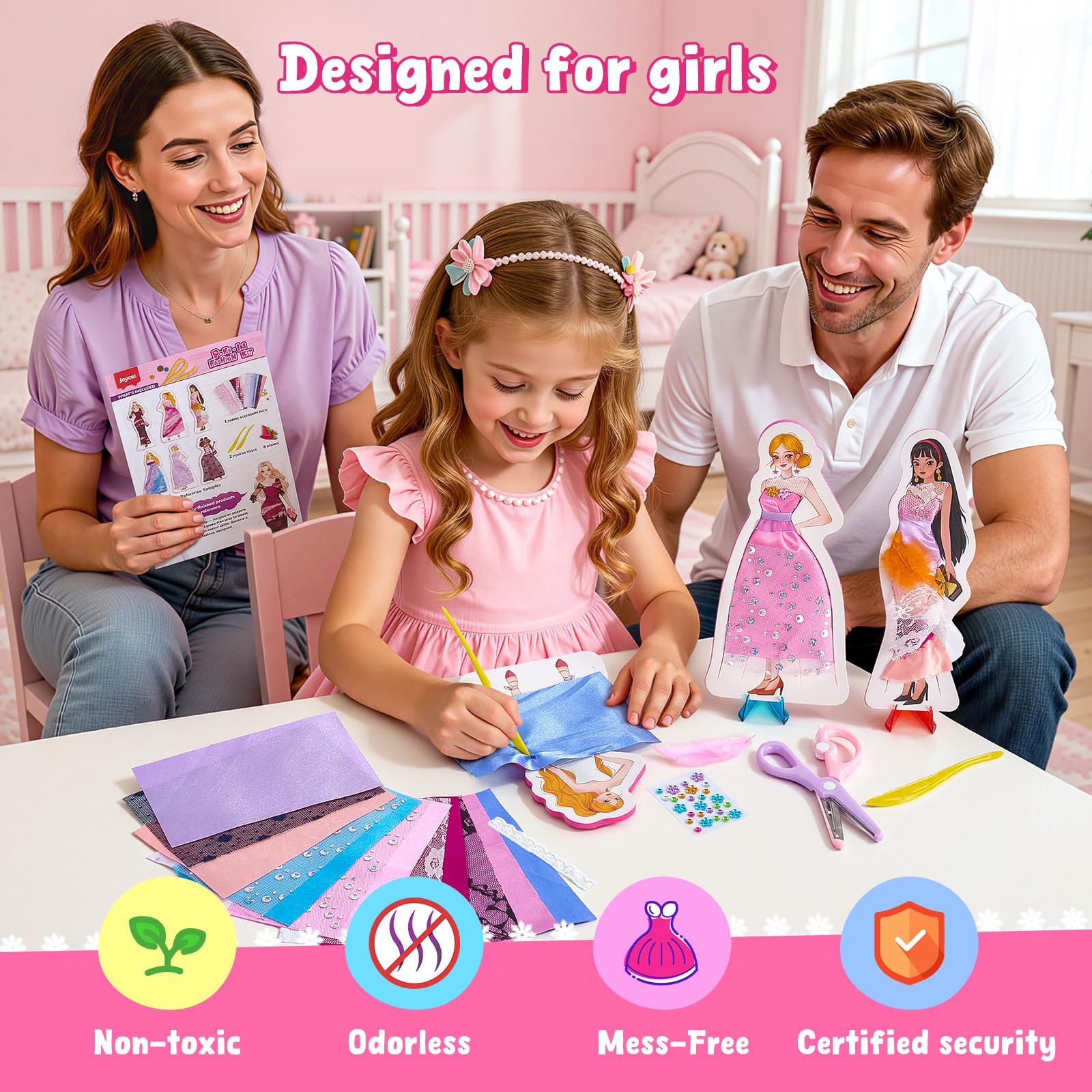 JoyCat gift-ready packaging for aspiring designers ages 5–12