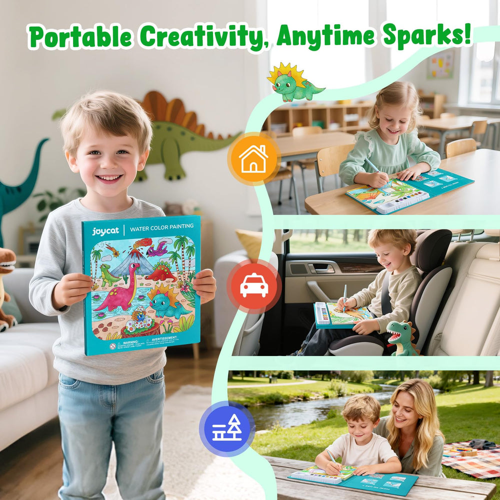 JoyCat gift-ready watercolor book makes a delightful birthday surprise.