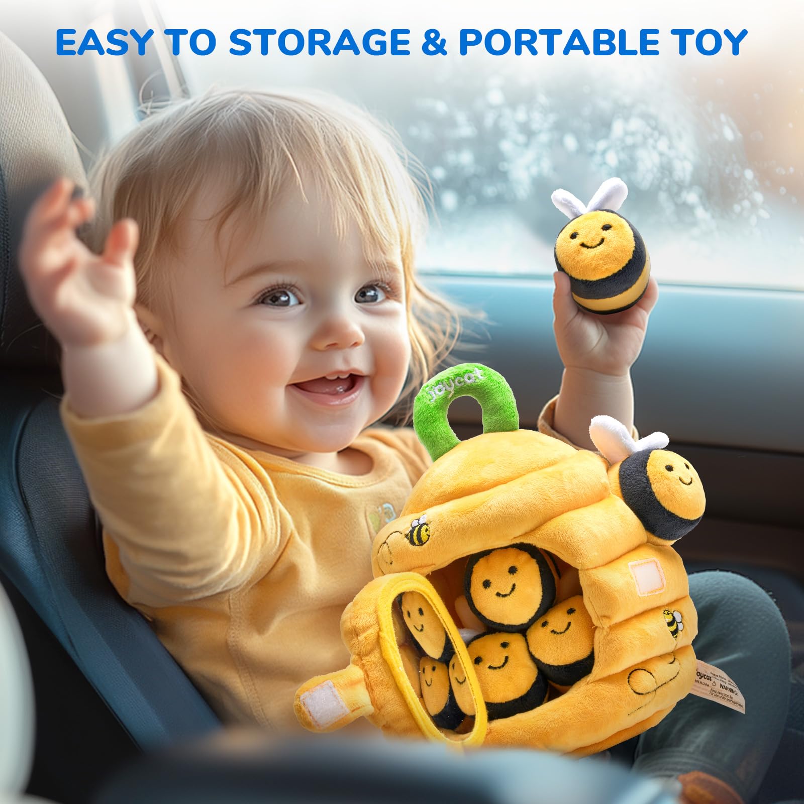 JoyCat Hive with Carry Handle portable toy perfect for families on the go.