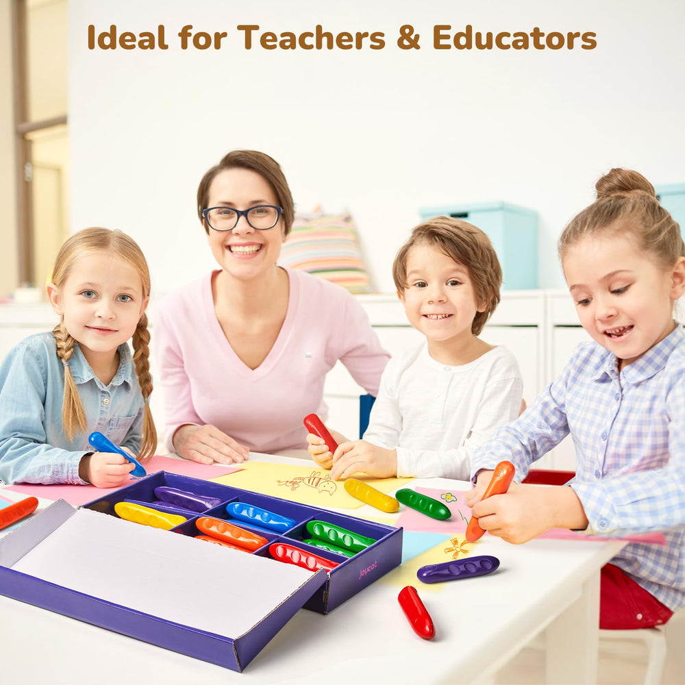 JoyCat Jumbo Crayons ideal for party favors and classroom activities.