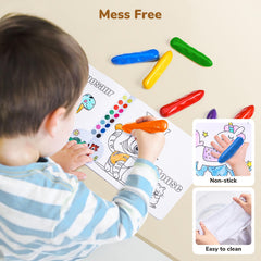JoyCat Jumbo Crayons non-toxic wax for safe early art sessions.