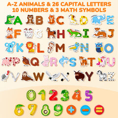 JoyCat alphabet magnets promote early letter recognition for fun spelling practice