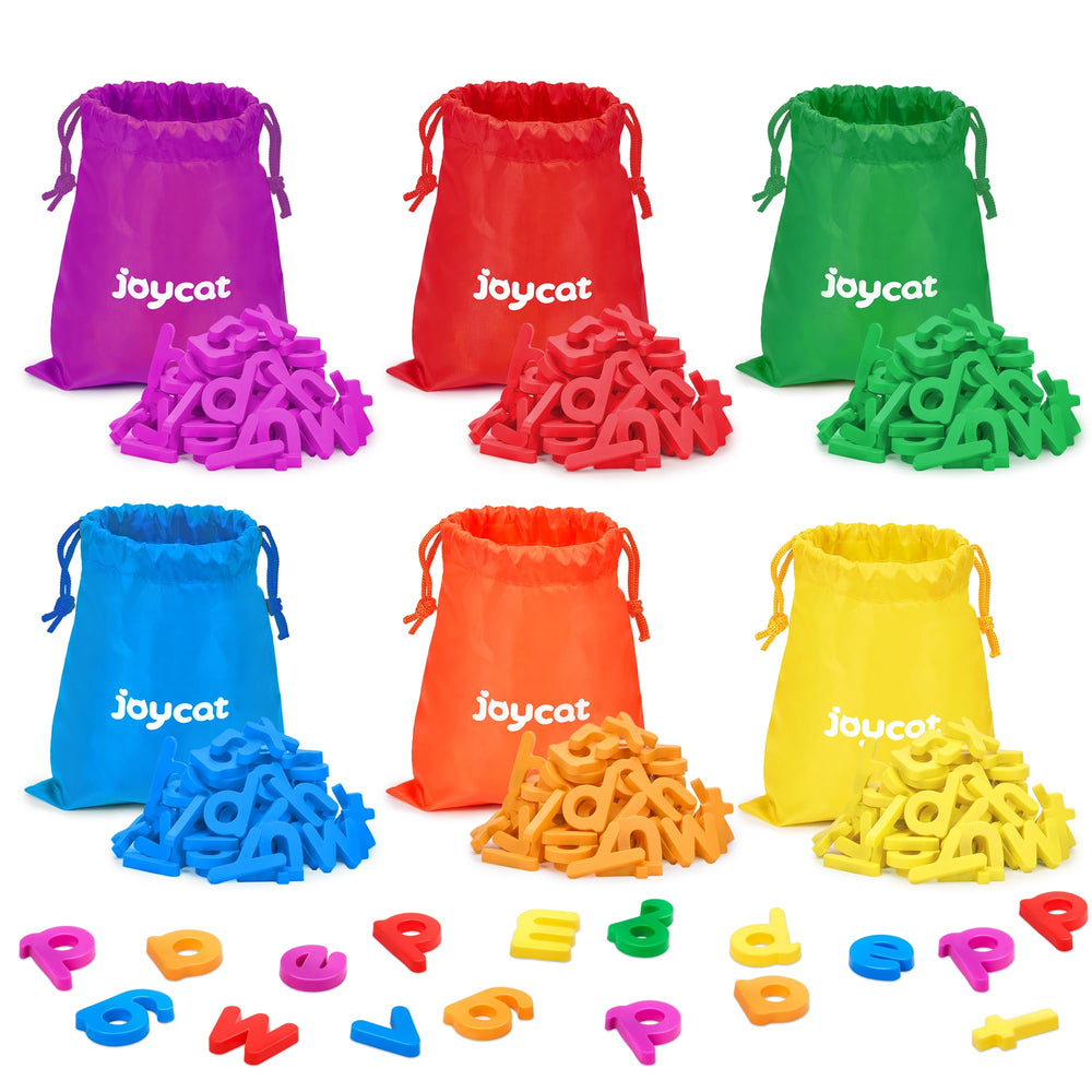JoyCat magnetic letters, 312-piece set for early literacy on the fridge.