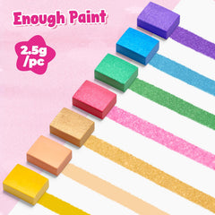 JoyCat makeup-manicures pages featuring imaginative play and fine motor activity.