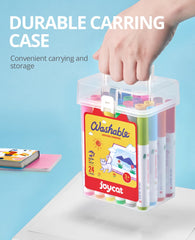 JoyCat travel-friendly marker case keeps markers upright and ready.