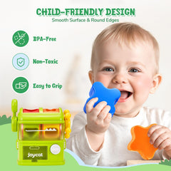 JoyCat Montessori color sorting visuals encourage matching and recognition during play.