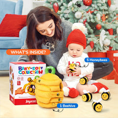 JoyCat Montessori Soft Toy Collection soft fabrics support early dexterity.