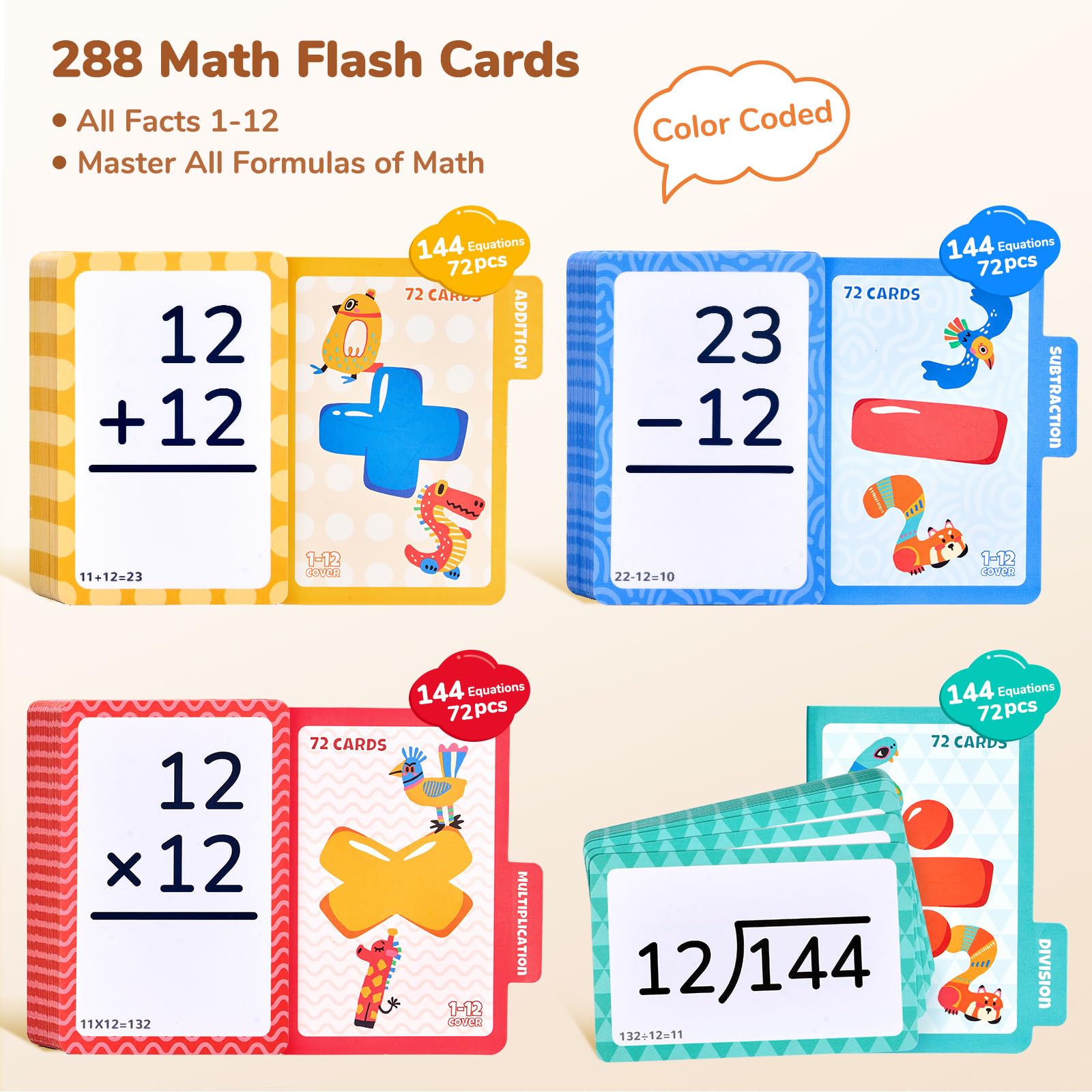 JoyCat multiplication flash cards: quick drills to boost fluency.