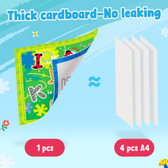 JoyCat book designed for travel as a no-mess activity for toddlers
