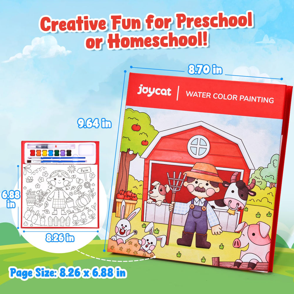 JoyCat no-mess water painting keeps surfaces clean