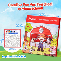 JoyCat no-mess water painting keeps surfaces clean