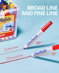 JoyCat non-toxic marker set meets safety standards for children 3+.