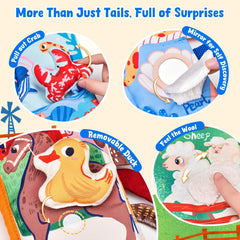 JoyCat ocean book tummy-time play encourages neck strength and engagement.