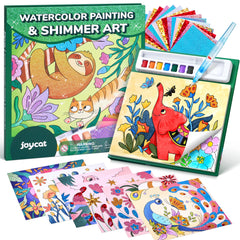 JoyCat Paint with Water book cover shows kid-friendly, mess-free art inspiration