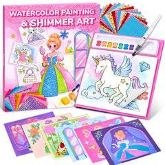 JoyCat Paint with Water Coloring Book cover—invites safe, mess-minimized creative play for kids.