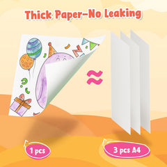 JoyCat compact design fits small hands for easy coloring sessions.