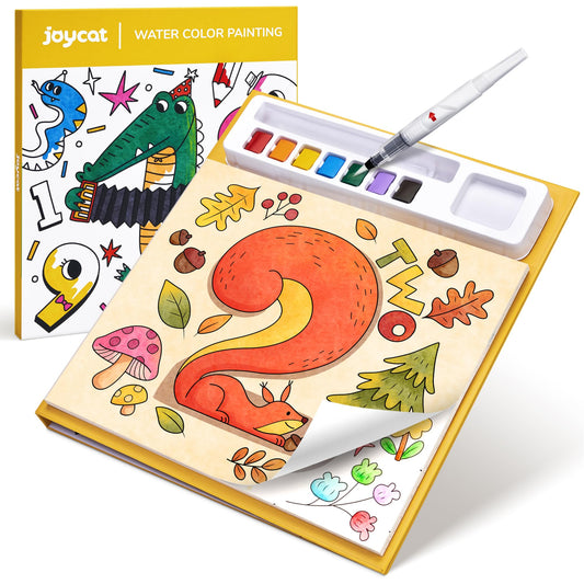 JoyCat Paint with Water book cover inviting imagination and creative play.
