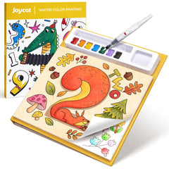 JoyCat Paint with Water book cover inviting imagination and creative play.