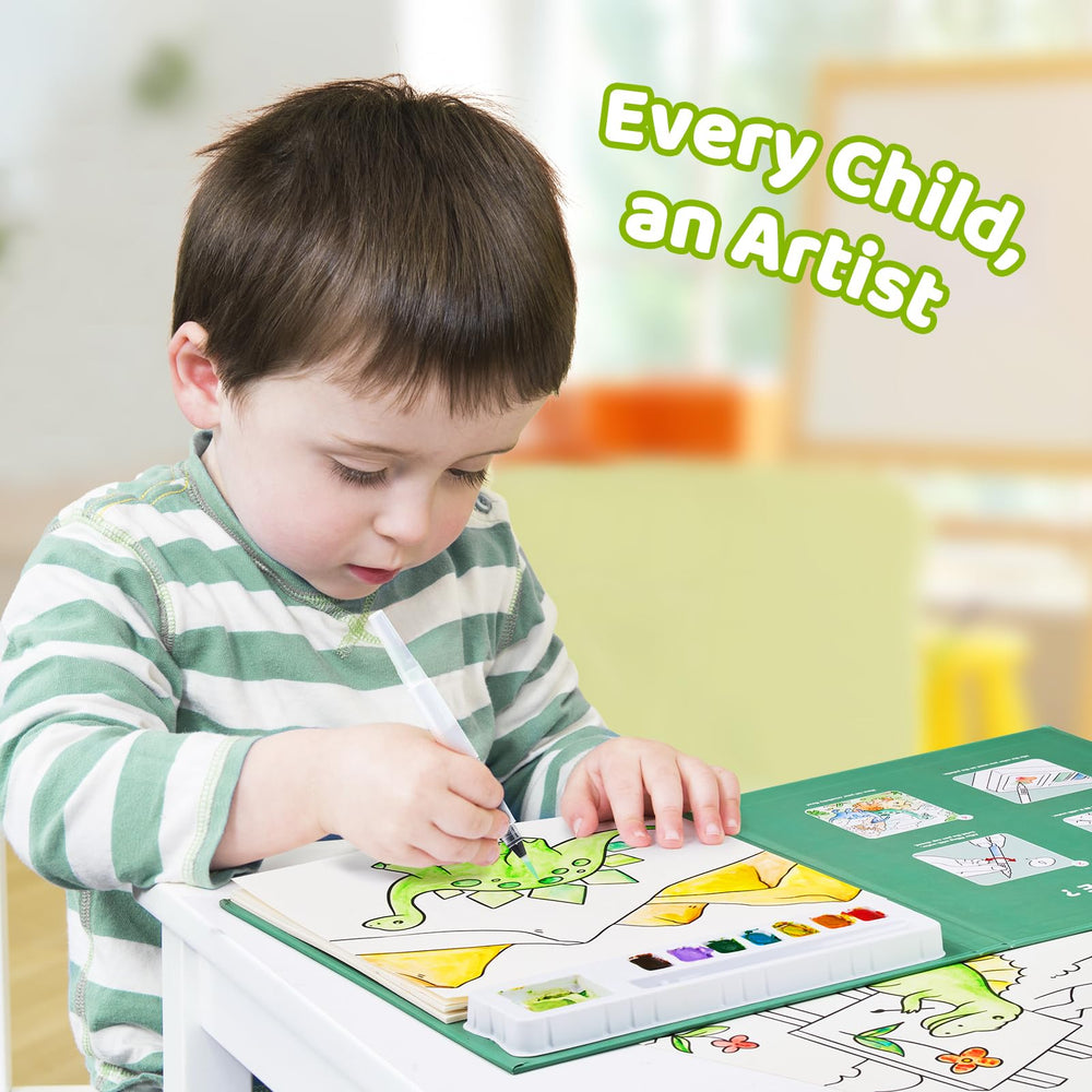 JoyCat paint with water vehicle pages spark creativity and focused activity