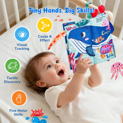JoyCat Plush Crab Claws deliver plush texture for little hands.